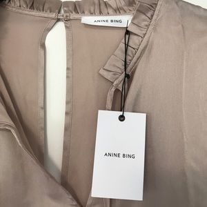 New Anine Bing Silk Mini with open back